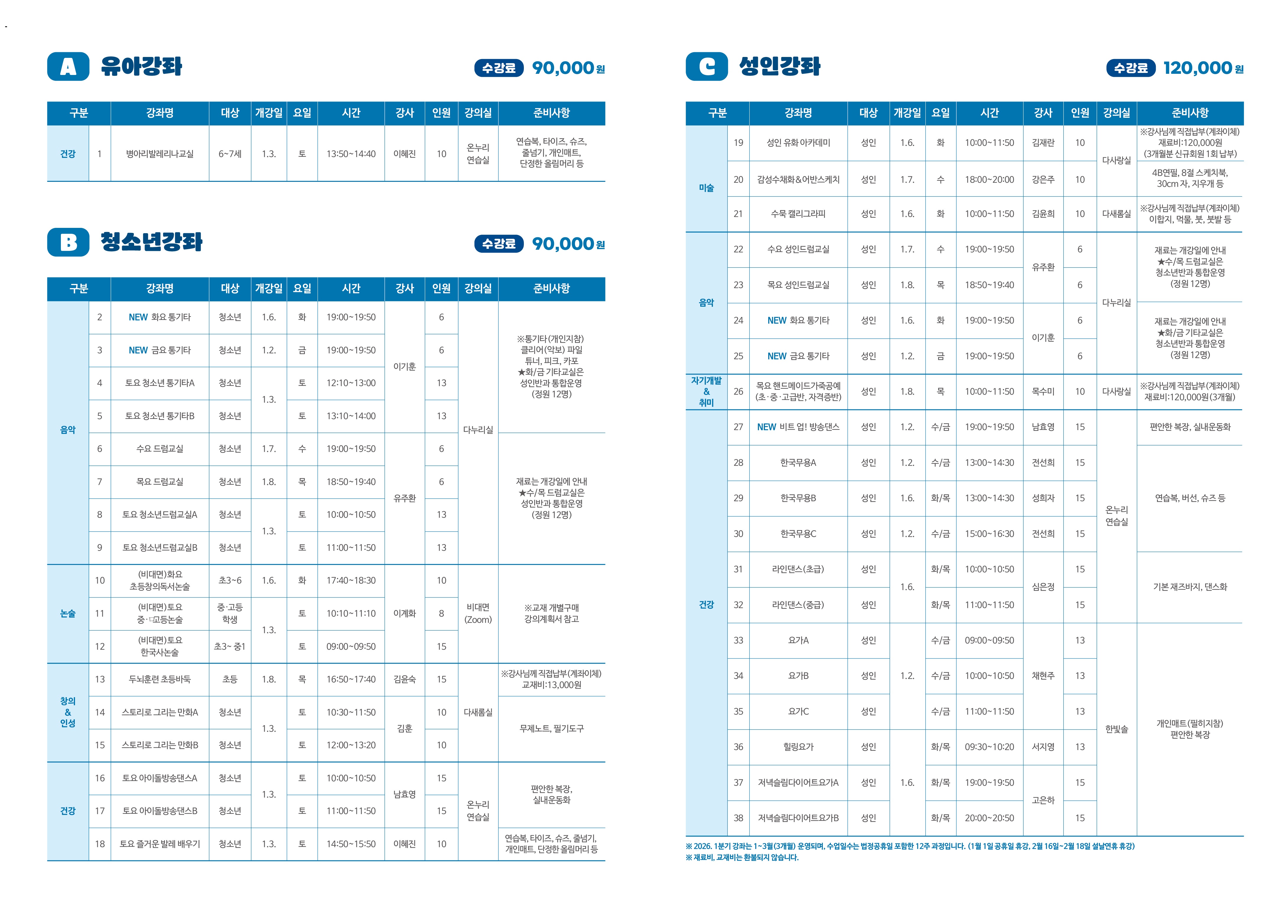 2026년 1분기 문화강좌_2